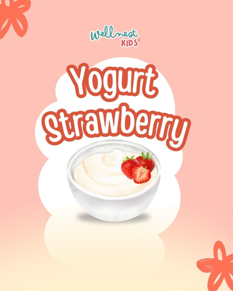 Yoghurt Strawberry homemade WellnestKids